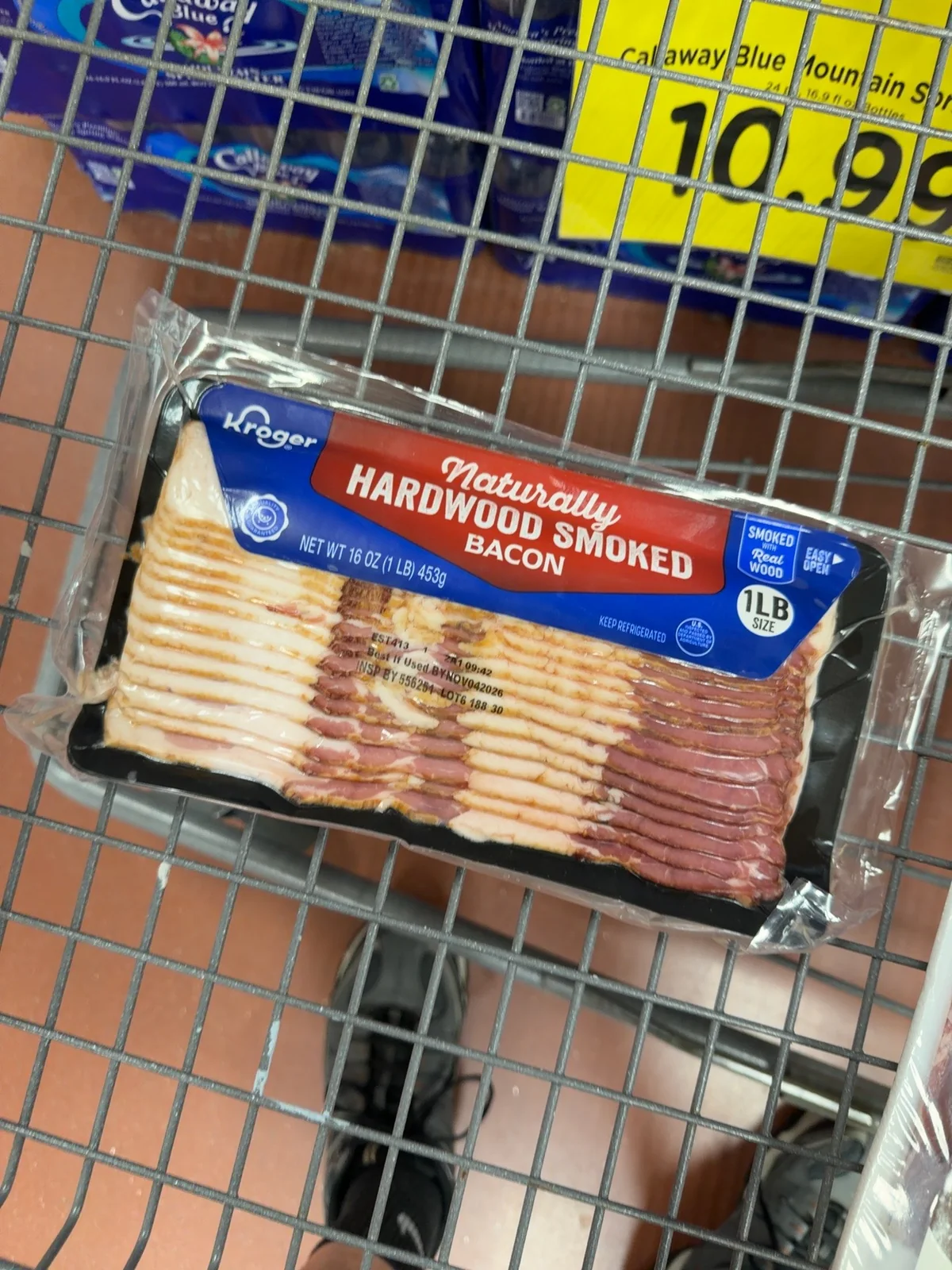 Hardwood-smoked bacon for the base.
